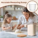 Thumbnail 6 de ComSaf 1.2 Gallon Glass Pantry Jar 2-Pack 🍶