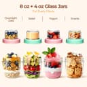Thumbnail 4 de ComSaf Overnight Oats Containers 8oz+4oz 🥣