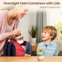 Thumbnail 6 de ComSaf Overnight Oats Containers 8oz+4oz 🥣