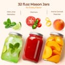 Thumbnail 4 de ComSaf Wide Mouth Mason Jars 32 oz glass jars 🫙