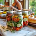 Thumbnail 5 de ComSaf Wide Mouth Mason Jars 32 oz glass jars 🫙