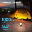 Thumbnail 1 de Consciot LED Camping Lantern 1000LM, 2-Pack 🔦