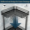 Thumbnail 3 de Consumest Corner Shower Caddy 3-Tier Organizer 🚿