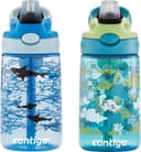 Thumbnail 1 de Contigo Aubrey Kids Water Bottle 14oz Dino Shark 2-Pack 📷