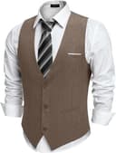 Thumbnail 1 de COOFANDY Men's Suit Vest slim fit waistcoat 👔