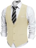 Thumbnail 4 de COOFANDY Men's Suit Vest slim fit waistcoat 👔