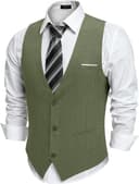 Thumbnail 6 de COOFANDY Men's Suit Vest slim fit waistcoat 👔