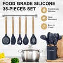 Thumbnail 2 de Cooking Utensils Set 35-Piece Kitchen Tools 🥄