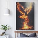 Thumbnail 4 de Cool Flamebird Fantasy Phoenix Poster 12x18 in 📷