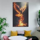 Thumbnail 5 de Cool Flamebird Fantasy Phoenix Poster 12x18 in 📷