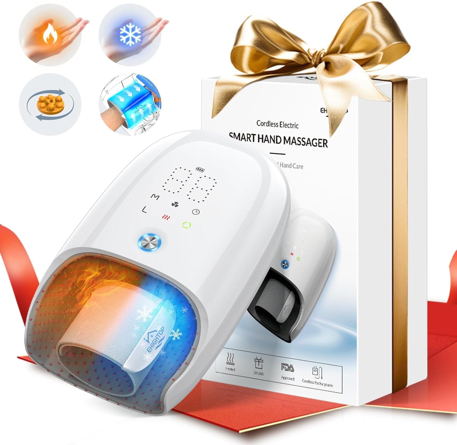 Cordless Hand Massager 6 Modes for Arthritis 👐