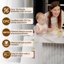 Thumbnail 6 de COSYLAND Toddler Standing Tower 3-Level Wooden Kitchen Stool 🪑