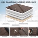Thumbnail 5 de COVER EMPIRE Brown Full 5‑Seat Car Seat Covers 🚗