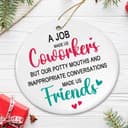 Thumbnail 1 de Coworker Christmas Ornament 2025 — Funny Work Friend 🎁