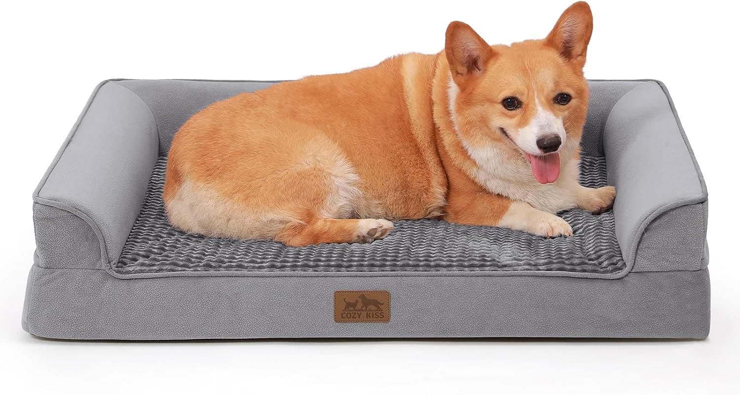 COZY KISS Orthopedic Dog Bed 36x27x7.5 in 🐶