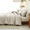 Thumbnail 5 de CozyLux Beige Queen Comforter Set 3-Piece Bedding 🛏️