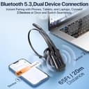 Thumbnail 3 de CPTEA Trucker Bluetooth Headset 60Hrs 🎧