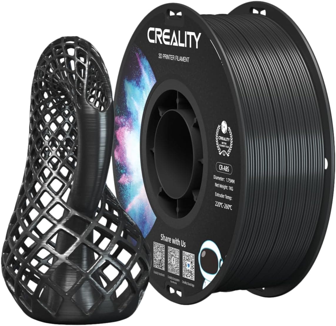 Creality ABS Filament 1.75mm 1kg for 3D printers 🖨️