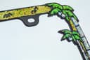 Thumbnail 5 de Creathome 3D Shining Palm Trees Crab License Plate Frame 🚗