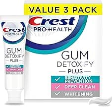 Crest Pro-Health Detoxify Plus Toothpaste, 4.5 oz, 3-pack ⚕️