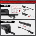 Thumbnail 4 de CRINDAR Ski & Snowboard Roof Rack 27.5" 🚗