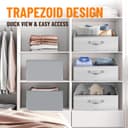 Thumbnail 3 de Criusia Closet Organizers Bins 4 Pack for Storage 📦