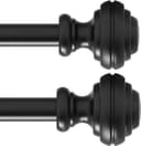 Thumbnail principal de Curtain Rods for Windows 48-84 inch Adjustable Heavy Duty 3/4" 🪟