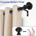 Thumbnail 1 de Curtain Rods for Windows 48-84 inch Adjustable Heavy Duty 3/4" 🪟