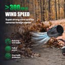 Thumbnail 2 de DAILYLIFE Electric Cordless Leaf Blower 130 MPH 🍃