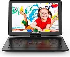 DBPOWER 17.9" Portable DVD Player 6‑Hour Battery 📀