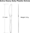 Thumbnail 1 de Dealusy 360 Count Heavy Duty Disposable Knives 🍴