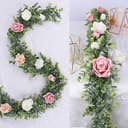 Thumbnail 3 de DearHouse Faux Eucalyptus Garland 6 ft, 2-Pack 🌿