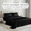 Thumbnail 1 de DECOLURE Satin Bed Sheets Queen 15" Deep Pocket 🛏️