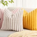 Thumbnail 5 de decorUhome Faux Fur Pillow Covers 18x18 Set of 2 🛋️