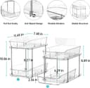 Thumbnail 1 de Delamu 2-Tier Under Sink Organizers, 2-Pack ⚙️