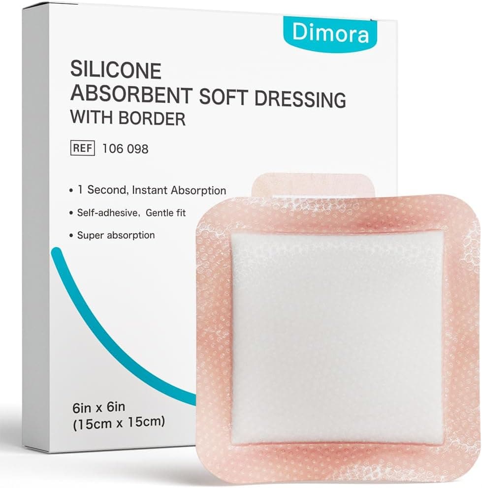 Dimora Silicone Wound Pads 6"X 6" ⚙️