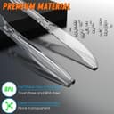 Thumbnail 1 de Dipoo 7.5" Clear Heavy Duty Plastic Knives 84 🍴