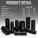 Thumbnail 1 de DISEN 19-Piece 1/2" SAE Impact Socket Set 🧰