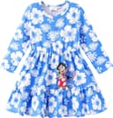 Thumbnail 3 de Disney Princess Frozen Elsa Minnie Stitch Floral Toddler Dress 2-6 Years 👗