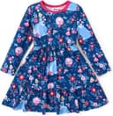 Thumbnail 6 de Disney Princess Frozen Elsa Minnie Stitch Floral Toddler Dress 2-6 Years 👗