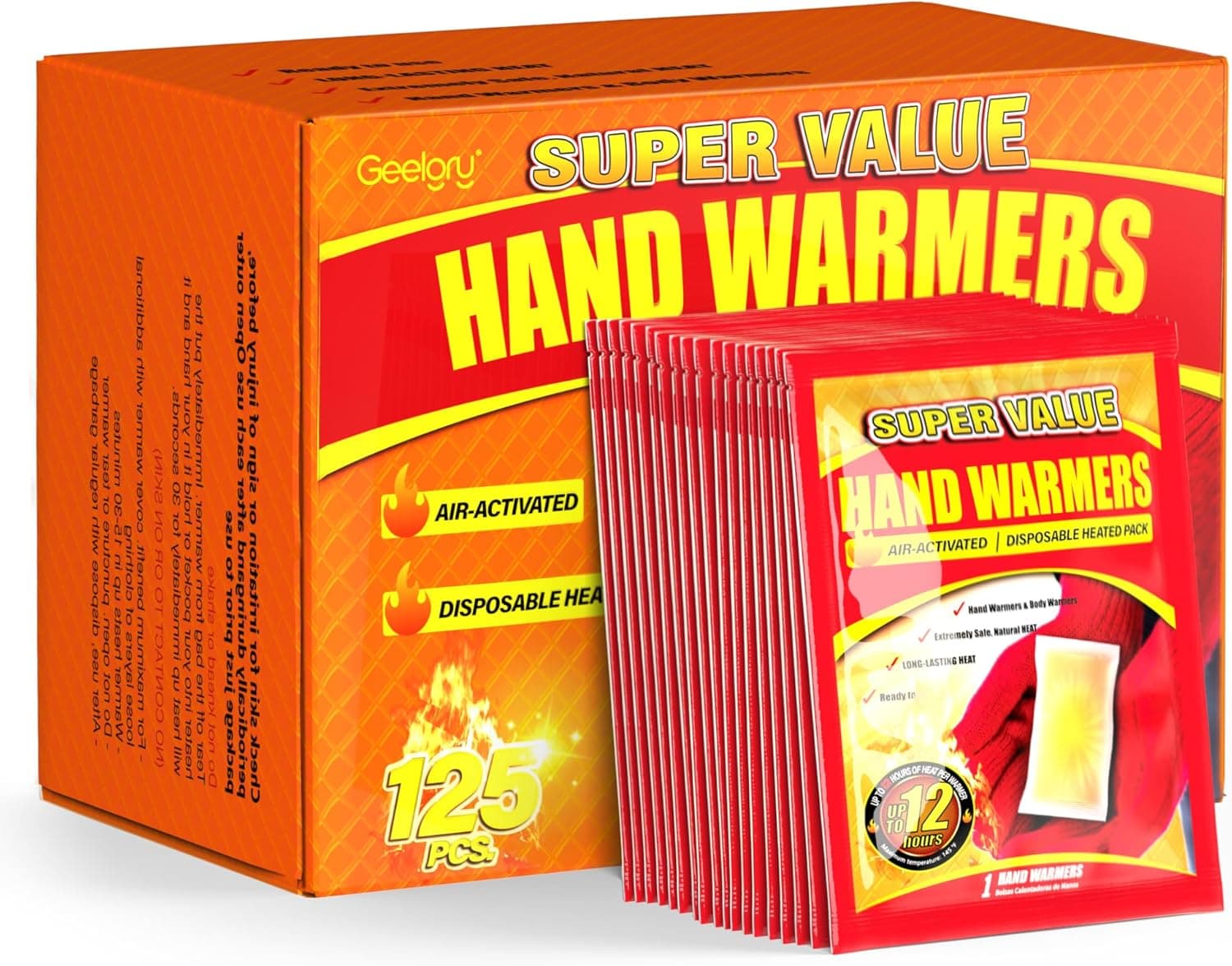 Disposable Hand Warmers 12-Hour Pack 📦