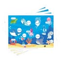 Thumbnail principal de Disposable Placemats for Baby Toddlers 60 Pack 12x16” 📺