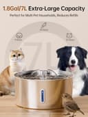 Thumbnail 1 de Dog Water Fountain 7L Stainless Steel for Large Dogs 🐶