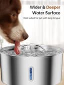 Thumbnail 4 de Dog Water Fountain 7L Stainless Steel for Large Dogs 🐶