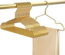 Thumbnail principal de DOIOWN Gold Pants Hangers 12 Pack 13.3” Matte Aluminum 💼📎