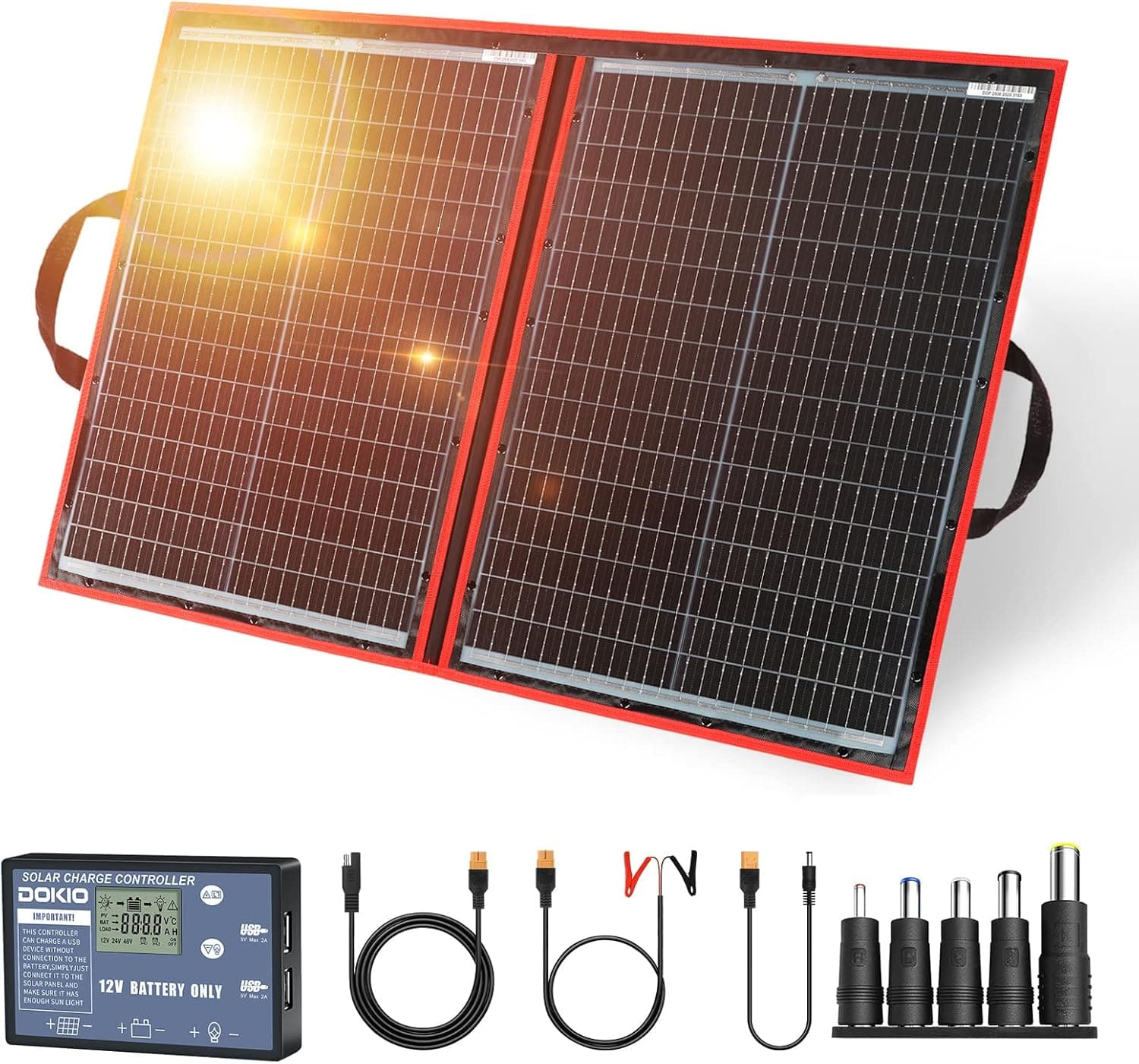 DOKIO 100W Foldable Solar Panel 📷