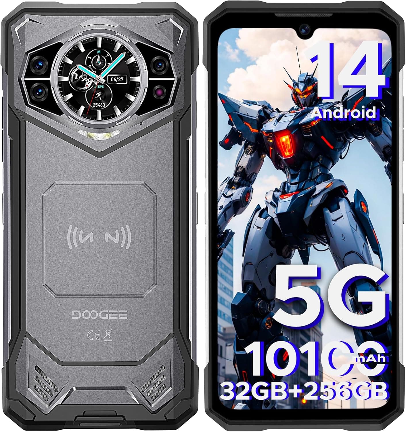 DOOGEE S200 5G Rugged Phone 10100mAh 📱