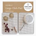 Thumbnail principal de Dorai Home Large Dish Pad 24.6" quick-drying dish mat 🧽