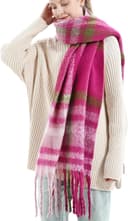 Thumbnail principal de Double Couple Vintage Scarfs 70x200cm plaid shawl 🧣