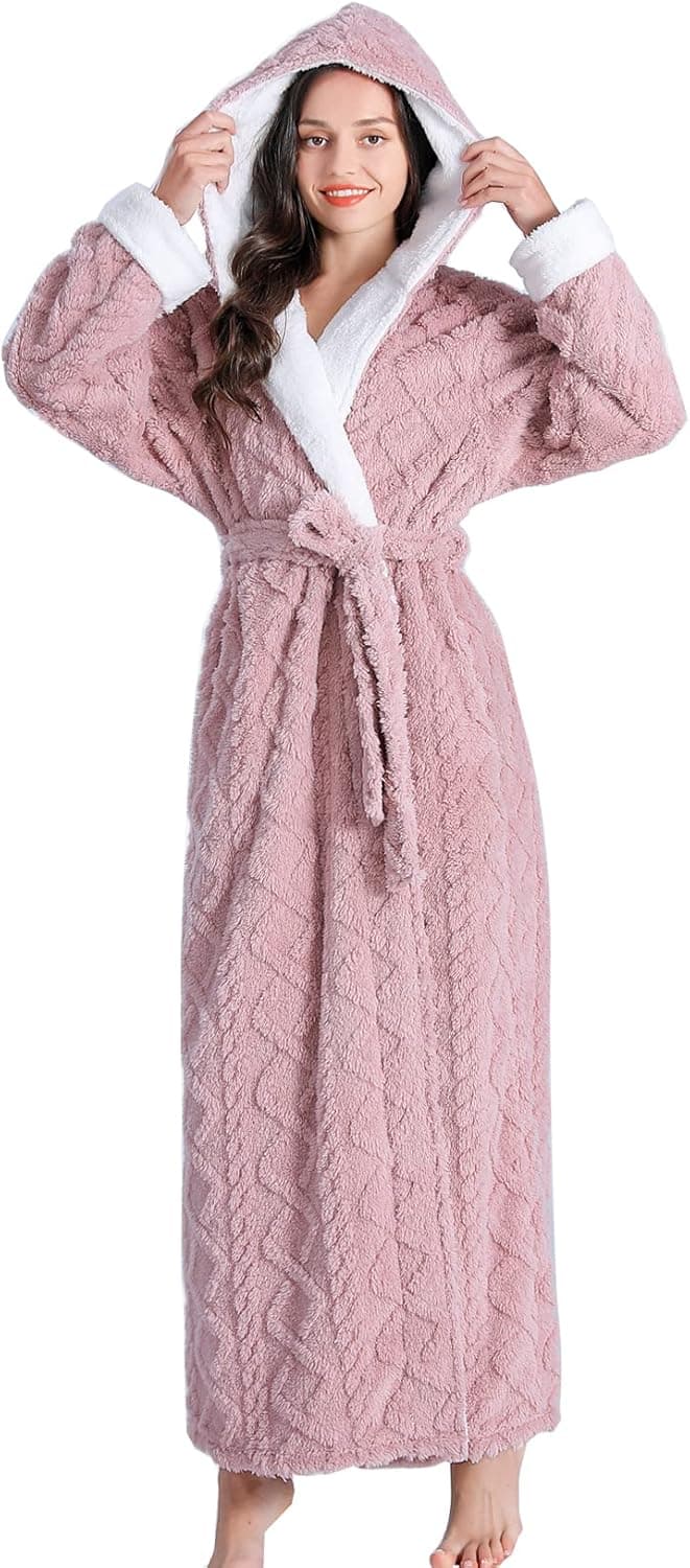 Dowesrobe Long Hooded Robe for Women 🌟